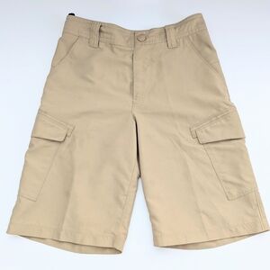 North Face Kids' (Size Medium/10-12) Tan Nylon Cargo Shorts w/Adjustable Waist